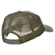 Fur Mama Embroidered Washed Twill Trucker Cap