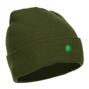 Mini Frog Embroidered Long Beanie