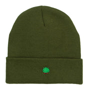 Mini Frog Embroidered Long Beanie