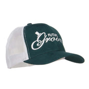 Future Groom Embroidered Cotton Trucker Cap