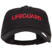 Lifeguard Embroidered Unstructured Cap