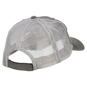 Fur Mama Embroidered Washed Twill Trucker Cap