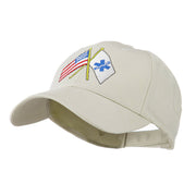 Flags with Star of Life Embroidered Cap