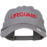 Lifeguard Embroidered Unstructured Cap