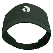 Simple Rock Climbing Logo Embroidered Cotton Twill Sun Visor - Dk-Green OSFM