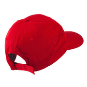 Fly Fishing Man Outline Embroidered Cap