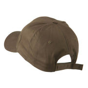 Fly Fishing Man Outline Embroidered Cap