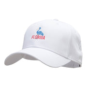 Florida Heron Embroidered Low Profile Cap