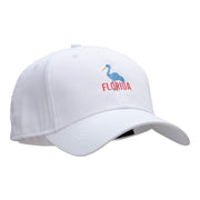 Florida Heron Embroidered Low Profile Cap