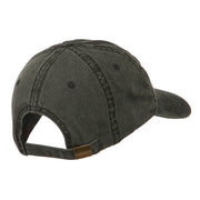 Fishing Spinner Embroidered Washed Cap