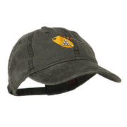 Fishing Spinner Embroidered Washed Cap