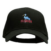 Florida Heron Embroidered Low Profile Cap