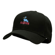 Florida Heron Embroidered Low Profile Cap