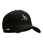 Florida Heron Embroidered Low Profile Cap