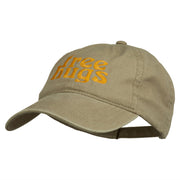 Free Hugs Embroidered Washed Dyed Cap