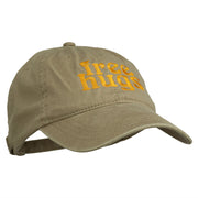 Free Hugs Embroidered Washed Dyed Cap