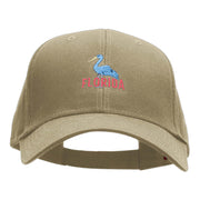 Florida Heron Embroidered Low Profile Cap