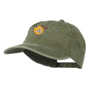 Fishing Spinner Embroidered Washed Cap