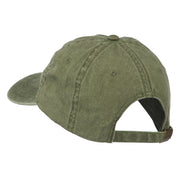 Fishing Spinner Embroidered Washed Cap