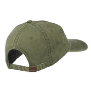 Fishing Spinner Embroidered Washed Cap