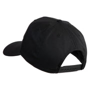 U.S. Army Seal Vietnam Veteran Patched Solid Cotton Twill 5 Panel Prostyle Snap Cap - Black OSFM