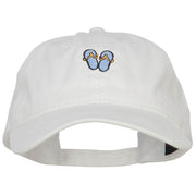 Mini Flip Flop Embroidered Washed Cap