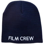 Film Crew Embroidered Short Beanie