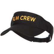 Film Crew Embroidered Cotton Washed Visor