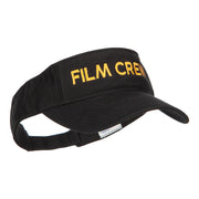 Film Crew Embroidered Cotton Washed Visor