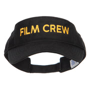 Film Crew Embroidered Cotton Washed Visor