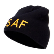 USAF Military Embroidered Short Beanie