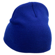 Golden Bird Embroidered 8 Inch Short Beanie - Royal OSFM