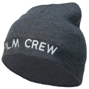 Film Crew Embroidered Short Beanie