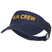 Film Crew Embroidered Cotton Washed Visor