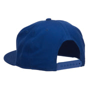 Brooklyn Embroidered Flat Bill Snapback Cap