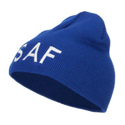 USAF Military Embroidered Short Beanie