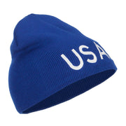 USAF Military Embroidered Short Beanie