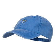 Mini Flip Flop Embroidered Washed Cap