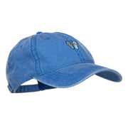 Mini Flip Flop Embroidered Washed Cap