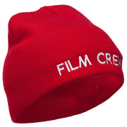 Film Crew Embroidered Short Beanie