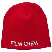 Film Crew Embroidered Short Beanie