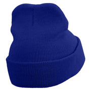 Spring Logo Embroidered Super Stretch Knit Watch Cap Beanie - Royal OSFM