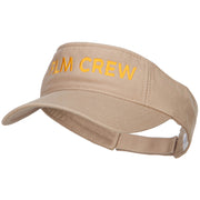 Film Crew Embroidered Cotton Washed Visor