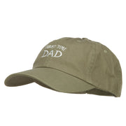 First Time Dad Letters Embroidered Low Cap