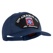 82nd Airborne Division All Americans Patched Solid Cotton Twill Pro Style Cap - Navy OSFM