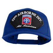 82nd Airborne Division All Americans Patched Solid Cotton Twill Pro Style Cap - Royal OSFM