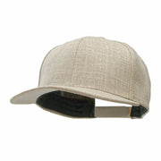 Faux Jute 6 Panels Structured Snapback Cap