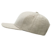 Faux Jute 6 Panels Structured Snapback Cap