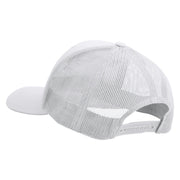 Licensed US Navy Retired Embroidered Retro Trucker Cap - White OSFM