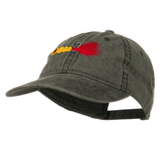 Fishing Jig Embroidered Washed Cotton Cap